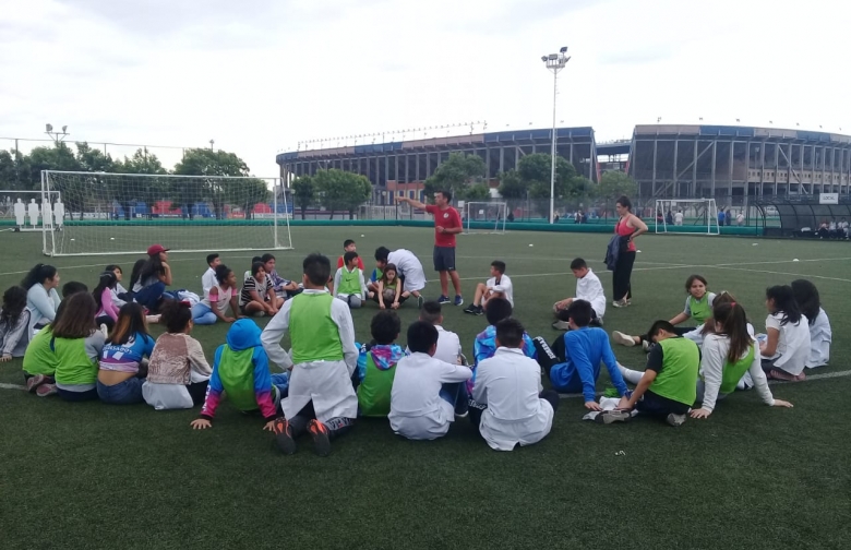 Entrenarse como sus ídolos