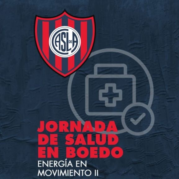 ¡Vení a la jornada de salud en Boedo!