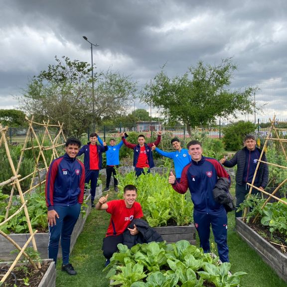 Capacitación en la huerta del GCBA