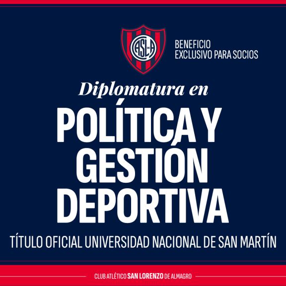 ¡Formate en gestión deportiva!