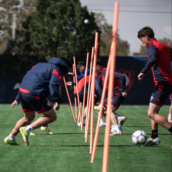 San Lorenzo ya se entrena pensando en Deportivo Riestra
